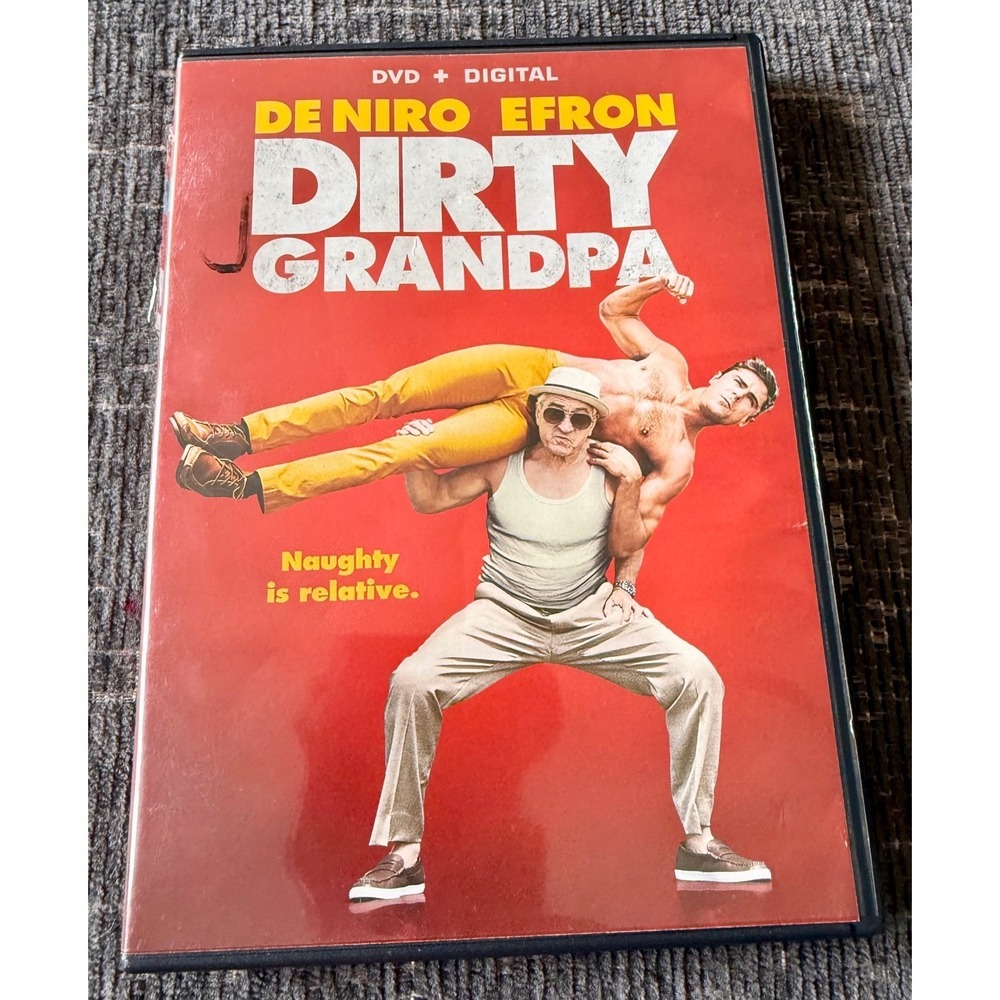 Lionsgate Dirty Grandpa DVD Movie Excellent Zac Efron Robert DeNiro